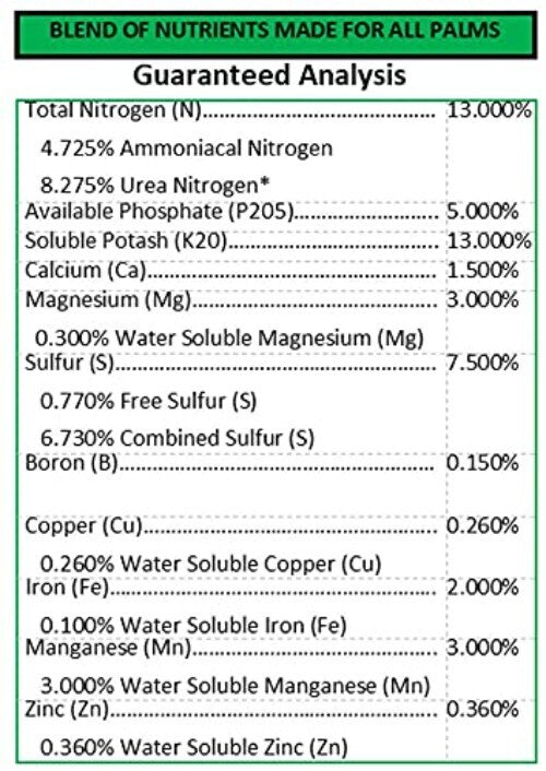 Premium 7 LB Palm Tree Fertilizer with Control Release – Ultimate Nutrient Boost