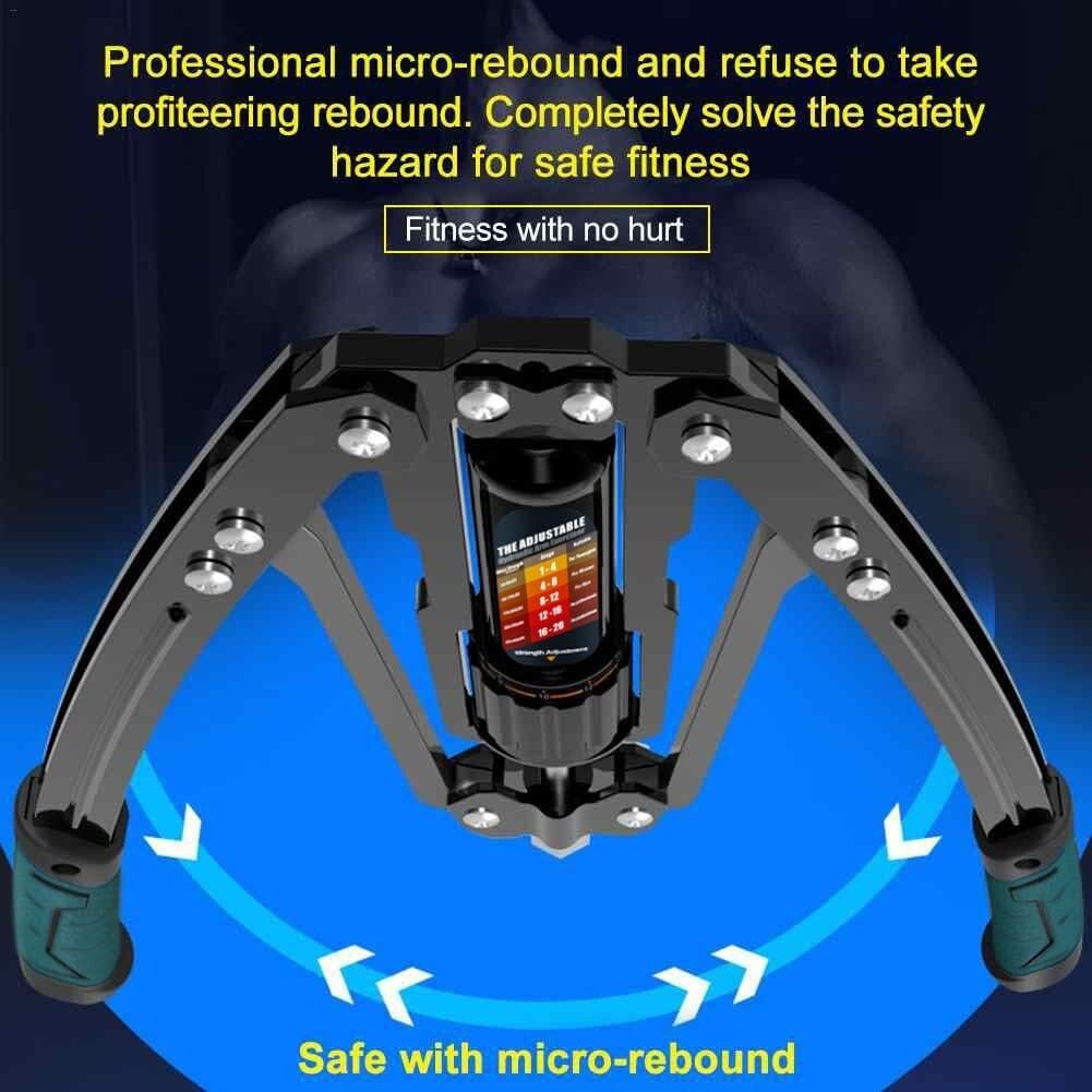 Adjustable Hydraulic Arm Exerciser - Up to 440 lbs Resistance for Home Workouts