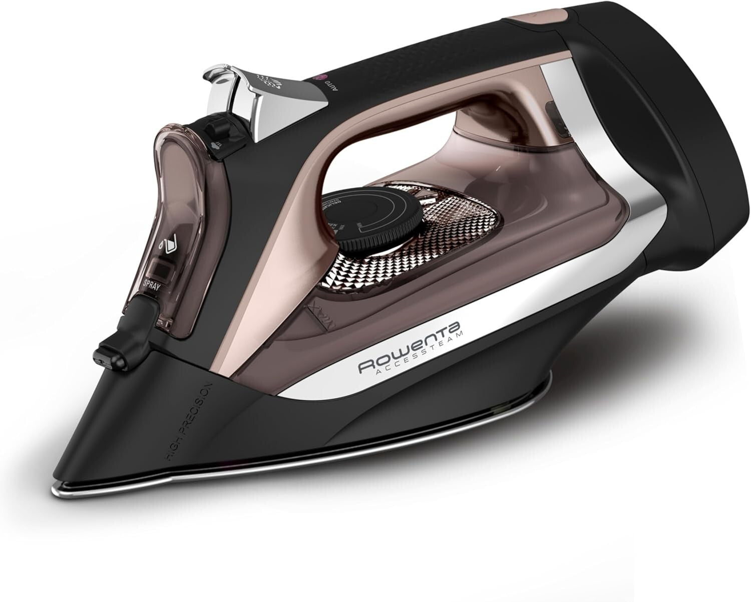 Ultimate Steam Iron with Retractable Cord - 350 Micro-Holes for Perfect Coverage