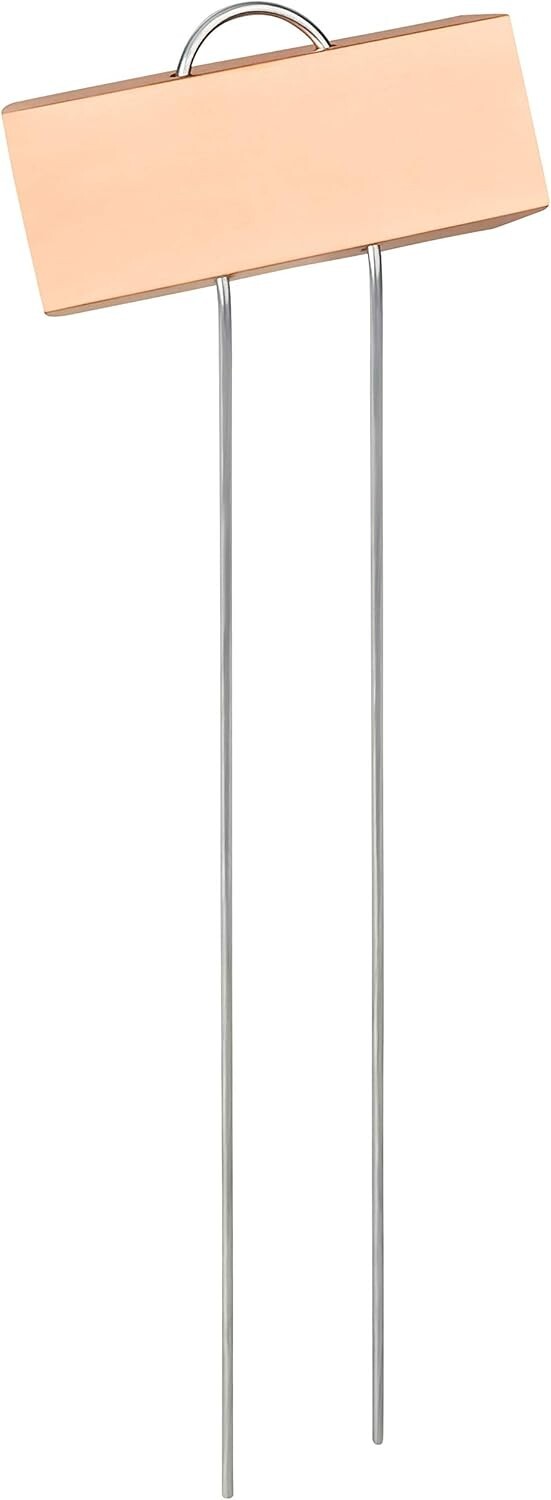 Premium Weatherproof Copper Plant Labels - 100 Durable Labels for Garden Use