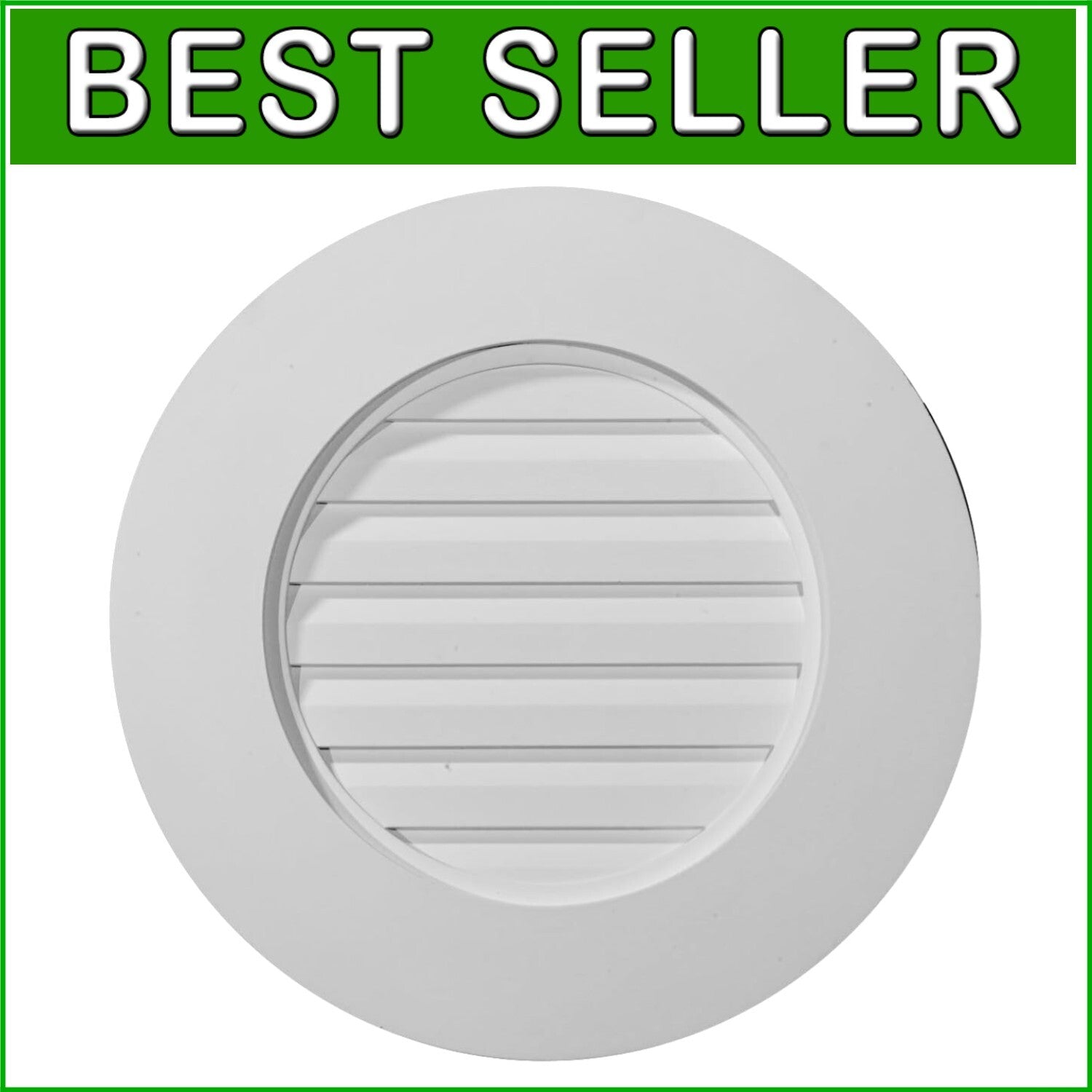 Elegant 20" x 20" Urethane Gable Vent Louver - Lightweight & Moisture Resistant