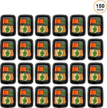 Load image into Gallery viewer, Healthy Meal Prep Made Easy: 150 BPA-Free 16oz Bento Box Containers for Lunches