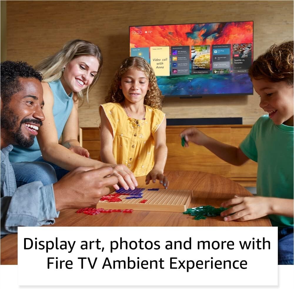 50-Inch Quantum Dot Display Smart TV: 4K UHD, Dolby Vision & Hands-Free Alexa
