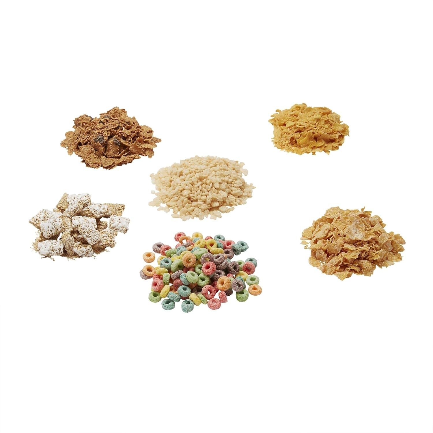 Ready-to-Eat Breakfast Cereal Cups - Family Variety of 6 Popular Cereals