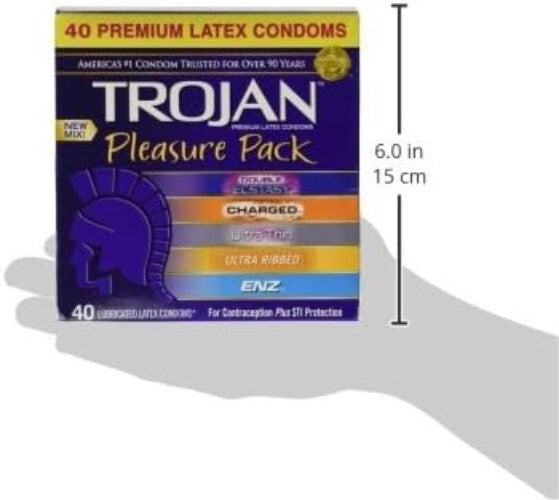 80 Premium Lubricated Condoms Assorted Styles - Comfort & Excitement