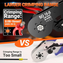 Load image into Gallery viewer, Professional Hexagonal Ferrule Crimping Pliers Kit - 28-5 AWG with Connectors