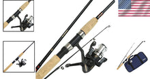 Load image into Gallery viewer, Ambidextrous Voyager Spinning Travel Fishing Kit - Perfect for Adventures