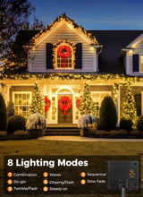 Load image into Gallery viewer, 144FT Solar String Lights Outdoor, 400 LED with 8 Modes - Waterproof &amp; Flexible