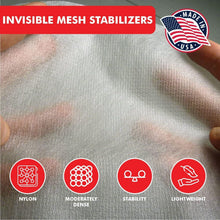 Load image into Gallery viewer, Invisible No-Show Mesh Stabilizer, 1.5 oz for Flawless Embroidery - 20x100 Yard