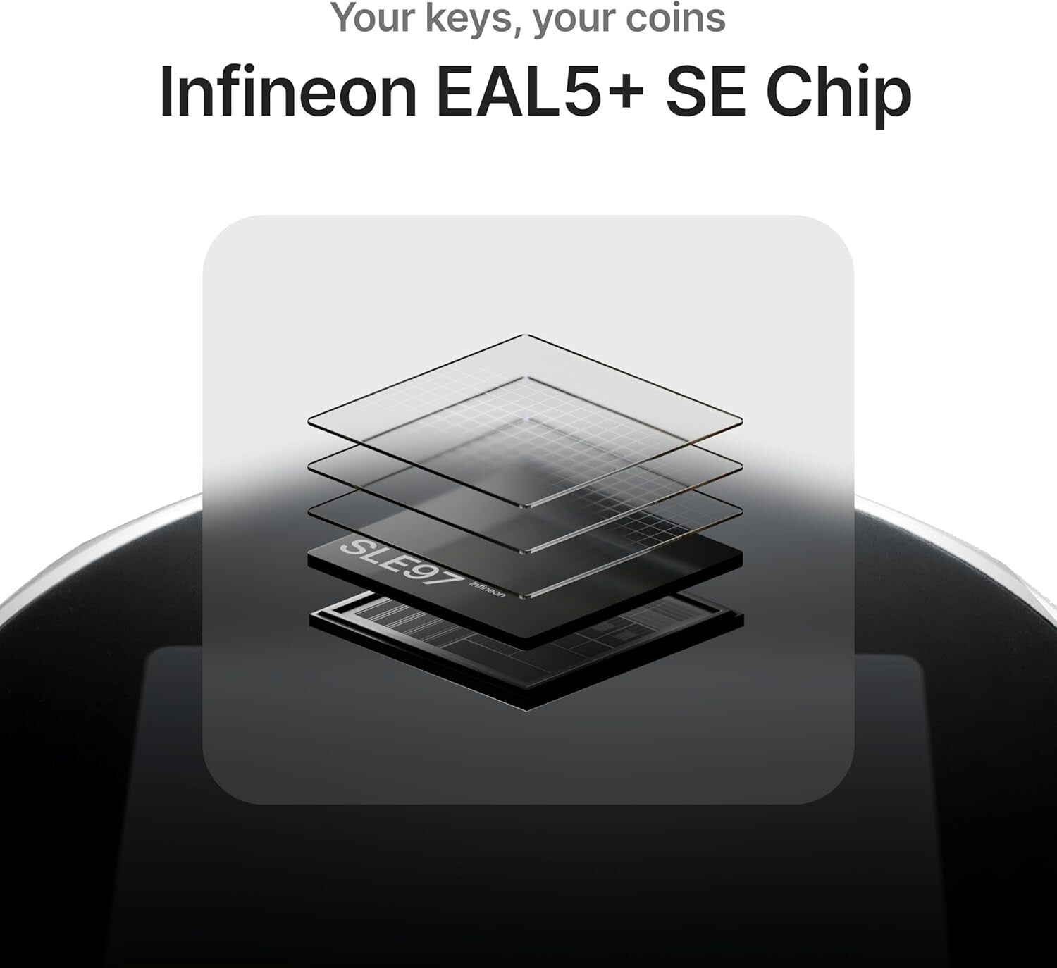 Advanced USB-C Crypto Wallet with Touchscreen - Effortless Multi-Coin Management