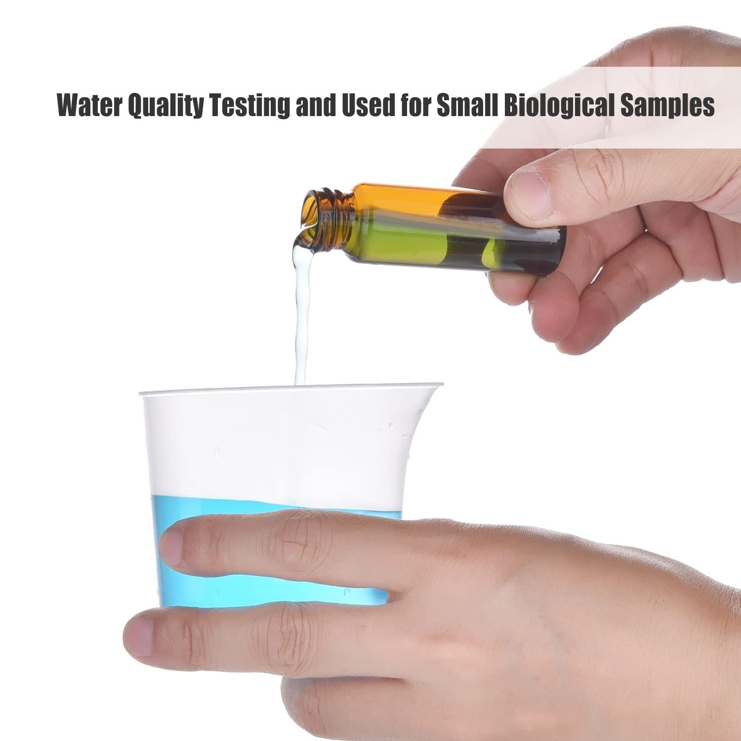 Professional Pack of 100 Leakproof 20ML Glass Vials - Ideal for Labs and Home