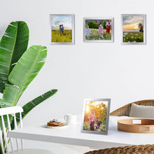 Load image into Gallery viewer, Bulk Set of 12 Glossy 8x10 Silver Frames - Ideal for Collages or Displays