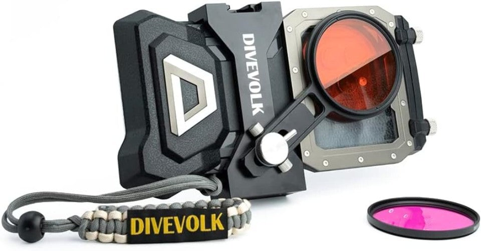 Enhance Your Underwater Photography with 67mm Red & Purple Filter Clamp Set