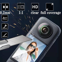 Load image into Gallery viewer, Premium Camera Protection Kit: Aluminum Housing &amp; 2x 9H Glass Screen Protectors