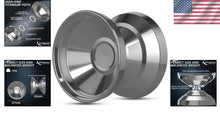 Load image into Gallery viewer, Professional Titanium Yoyo with Exquisite Case &amp; 10 Extra Strings - Silver