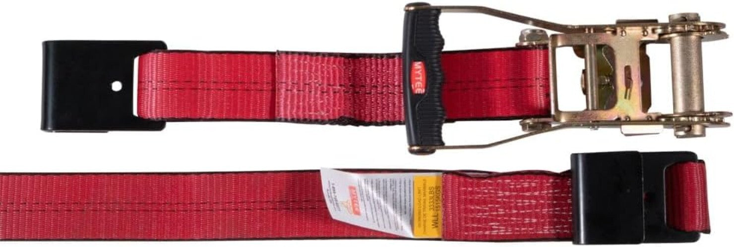 Durable 2” x 30’ Ratchet Tie-Down Straps - 10,000 lbs Breaking Strength, 10 Pack