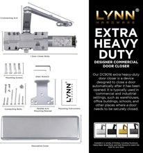 Load image into Gallery viewer, Precision Engineered Aluminum Door Closer - Perfect for Schools and Restaurants