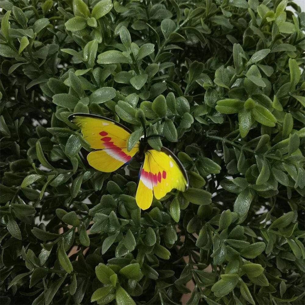 Elegant Set of 2 Fake Boxwood Topiary Trees - 24'' Height for Outdoor Decor