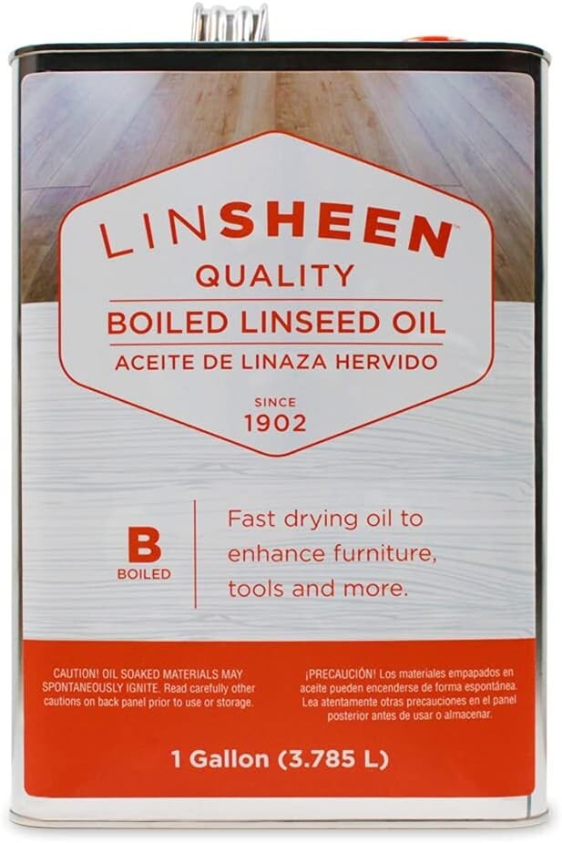 Boiled Linseed Oil - Fast-Drying Wood Treatment for Indoor & Outdoor Surfaces
