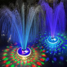 Load image into Gallery viewer, Compact UV Resistant Floating Water Fountain with Lights - Perfect Pool Addition