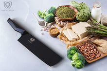 Load image into Gallery viewer, High-Performance 7-Inch Nakiri Knife - Black Titanium Coated &amp; Comfortable Grip