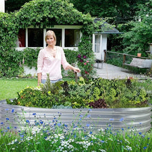 Load image into Gallery viewer, Large Capacity 2-Piece Galvanized Planter Box Set - Ideal for Vegetable Gardens