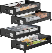 Load image into Gallery viewer, Multi-Functional Under Bed Storage with Wheels - Perfect for Home Organization