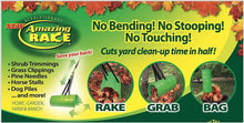Load image into Gallery viewer, Ergonomic 3-in-1 Leaf Picker Rake with Adjustable Handle - Garden Tool in Yellow