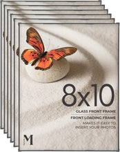 Load image into Gallery viewer, Versatile Set of 6 Black 8x10 Picture Frames for Portrait &amp; Landscape Display