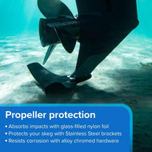Load image into Gallery viewer, Thermoplastic Hydrofoil Boat Stabilizer with Skeg Mount for Fuel Efficiency