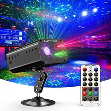 Load image into Gallery viewer, DJ Disco Lights with Remote Control - Sound Activated Laser Projector