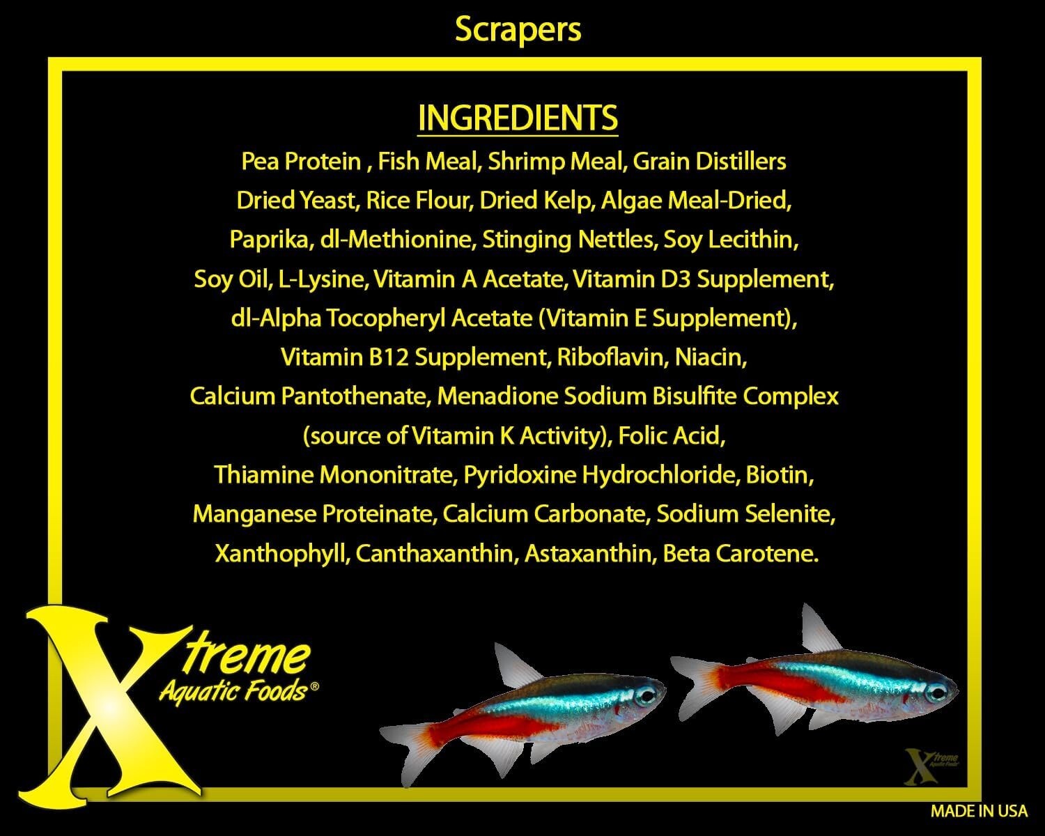 Xtreme Scrapers 14mm Fast-Sinking Fish Food Wafers - 2.5lbs for Bottom Feeders