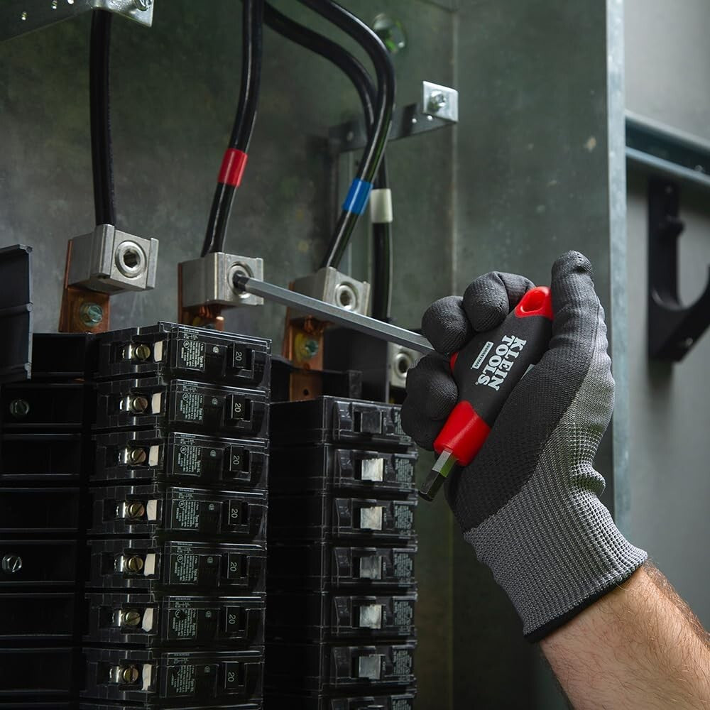 Alloy Steel Ball End Hex Key Set - 6-Inch Blades, 10-Piece Professional Kit