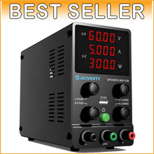 Load image into Gallery viewer, Variable 300W DC Power Supply with 4-Digit LED Display and Coarse Adjustment
