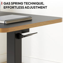 Load image into Gallery viewer, Versatile Height-Adjustable Bedside Table with Hidden Casters for Easy Mobility