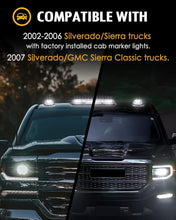 Load image into Gallery viewer, GMC Silverado/Sierra 2002-2007 LED Cab Marker Lights - Smoke Lens, Easy Install