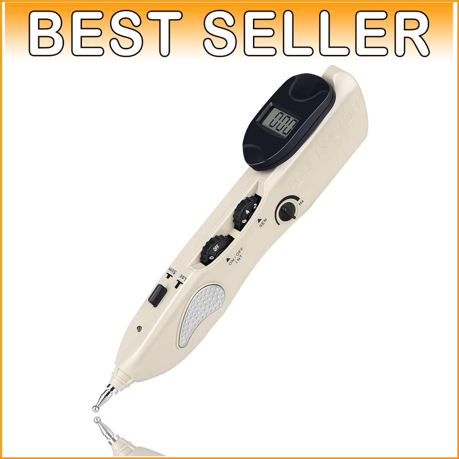Electronic Acupuncture Pen: Painless Pain Management with 3 Adjustable Heads
