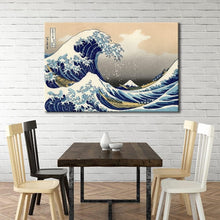Load image into Gallery viewer, Stunning 48x32 Giclee Print of Hokusai's Great Wave - Wall Art for Elegance