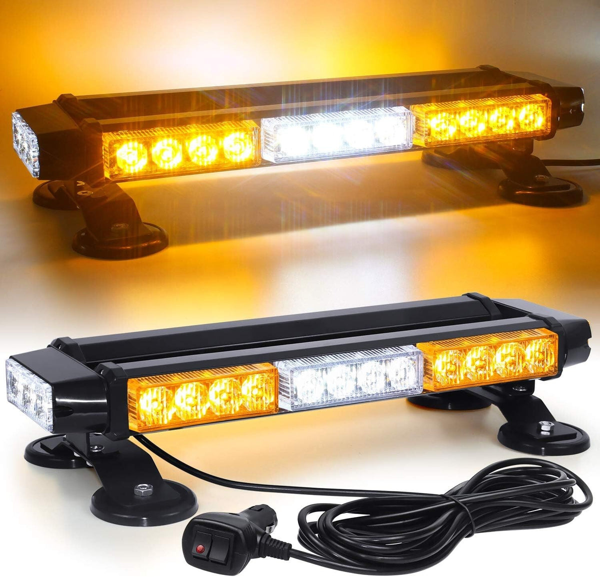High-Intensity LED Strobe Light Bar with 7 Flash Patterns for Emergenc ...