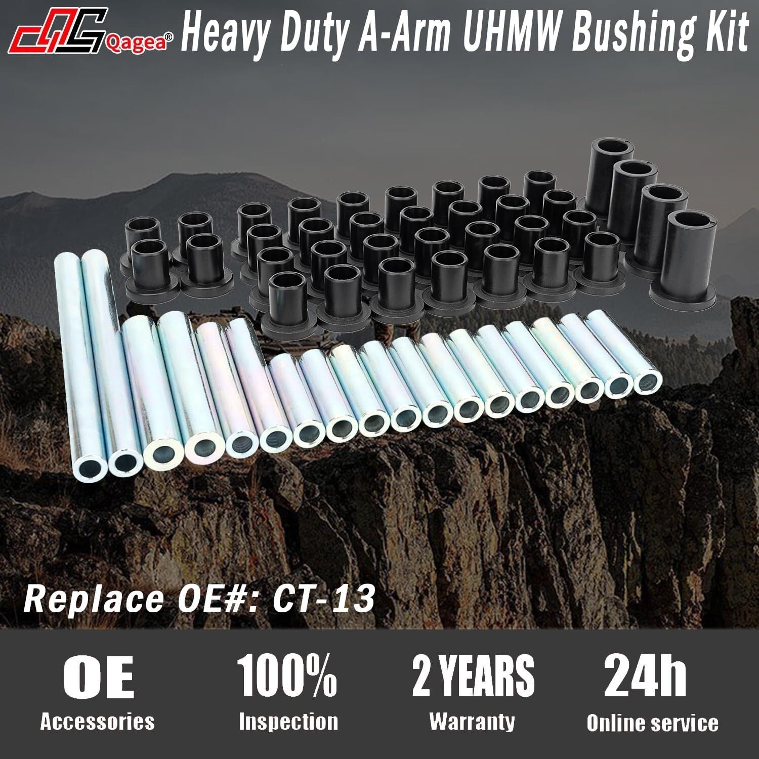 Durable UHMW Control Arms Bushing Replacement Kit for Polaris Sportsman Series