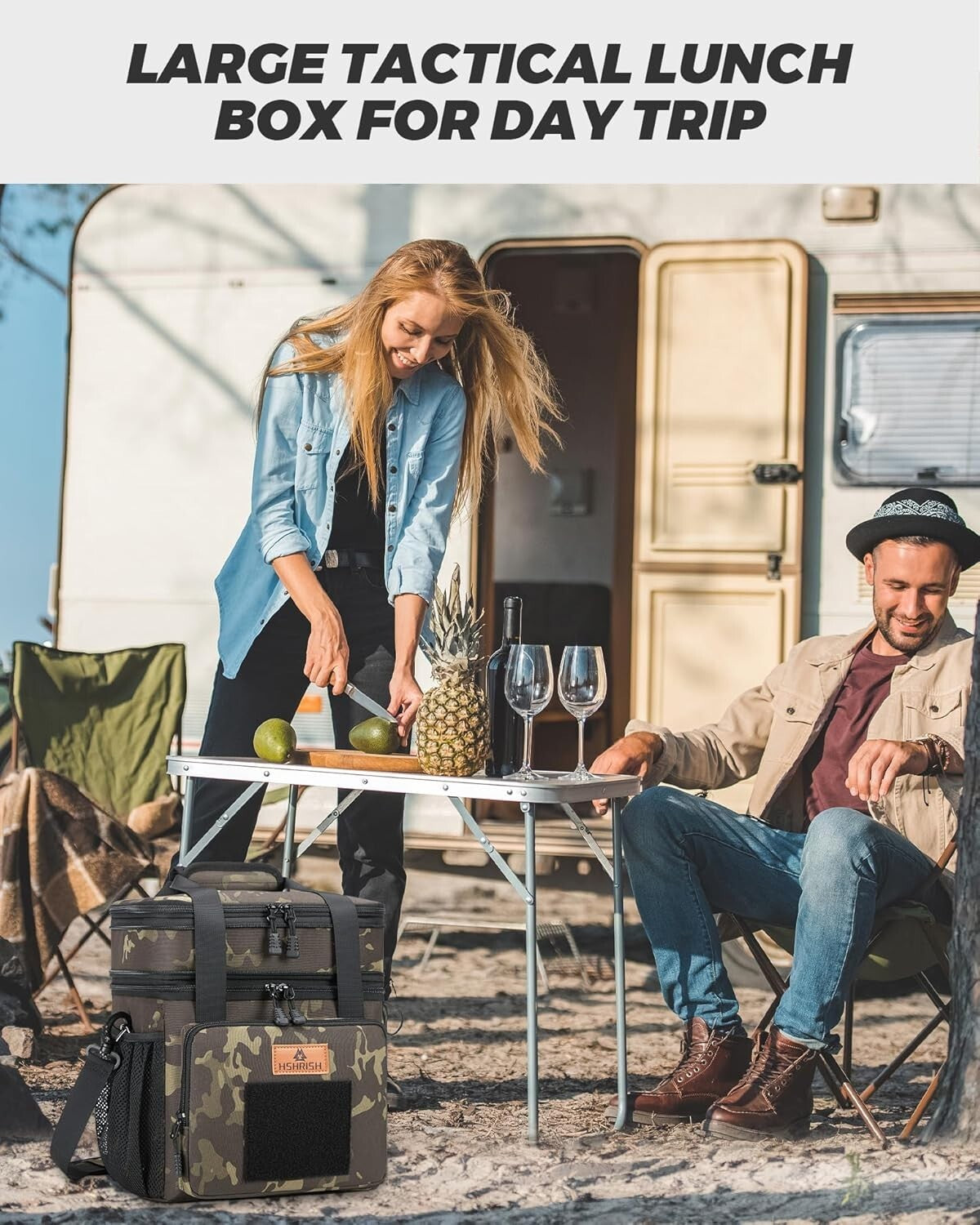 All-in-One Insulated Cooler Bag for Work and Outdoor Adventures - 22L Capacity