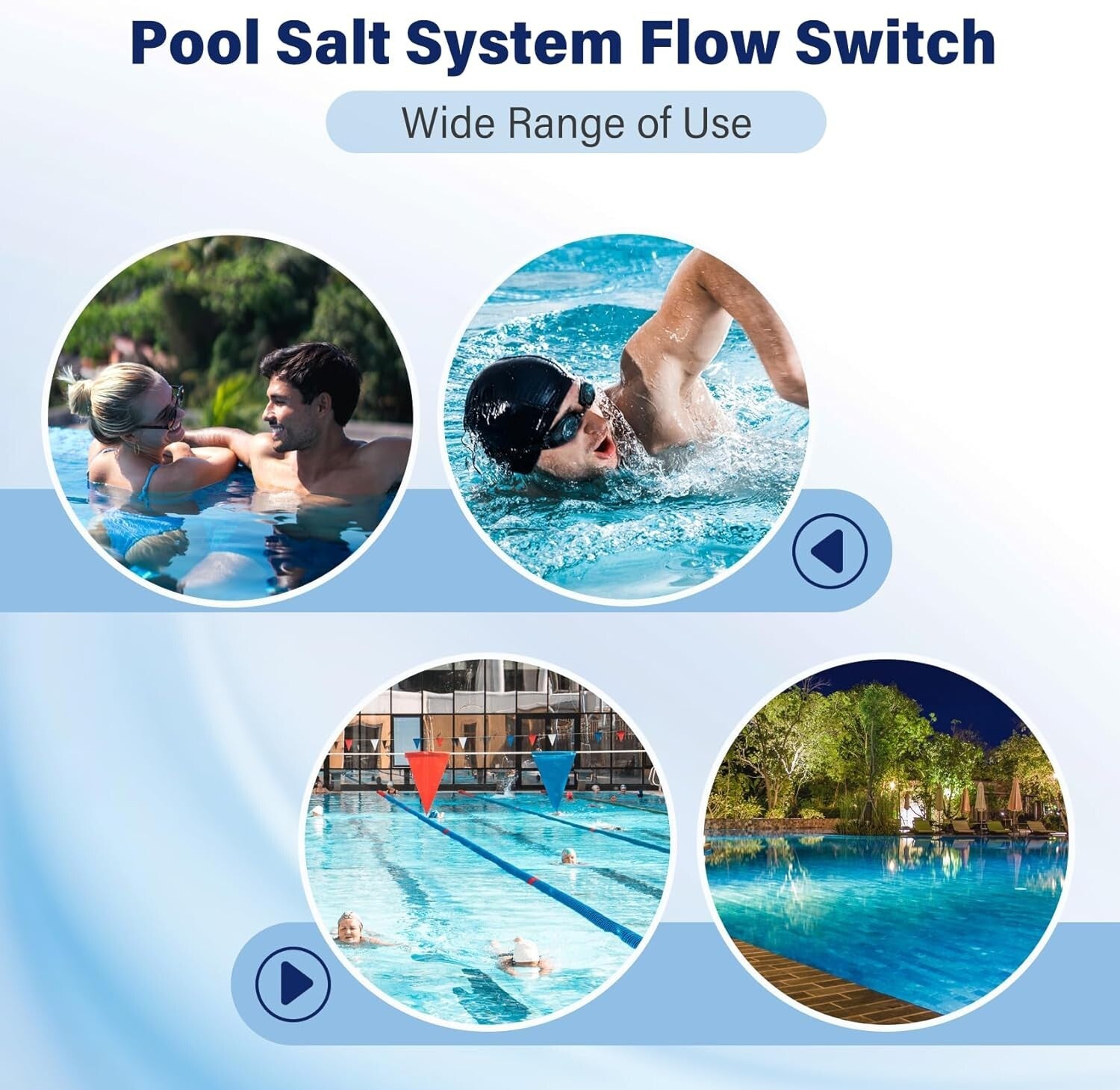 15-Foot Pool Flow Switch Assembly: Compatible with Goldline & Aqua Rite Systems