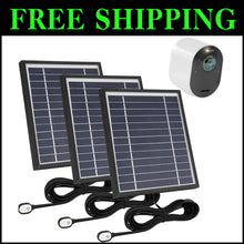 Load image into Gallery viewer, High-Efficiency Solar Panel Charger Set for Arlo Pro 4/5S with Waterproof Design