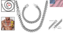 Load image into Gallery viewer, Men’s 18K Gold Plated Cuban Link Chain with Diamond-Cut Bevels - Unisex