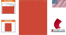 Load image into Gallery viewer, Universal Fit Super Durable Red Polymer Mud Flaps - 24x30 for Trucks &amp; Trailers