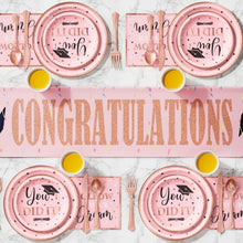 Load image into Gallery viewer, Graduation Party Decor Set - 350 PCS Disposable Tableware for Class of 2025