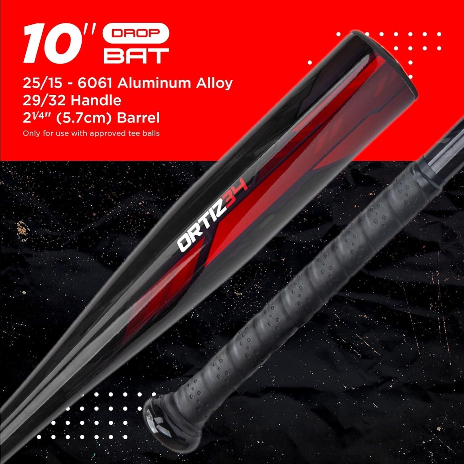 Beginner-Friendly Youth T-Ball Set with 25" Bat, 9" Glove, Foam T-Ball