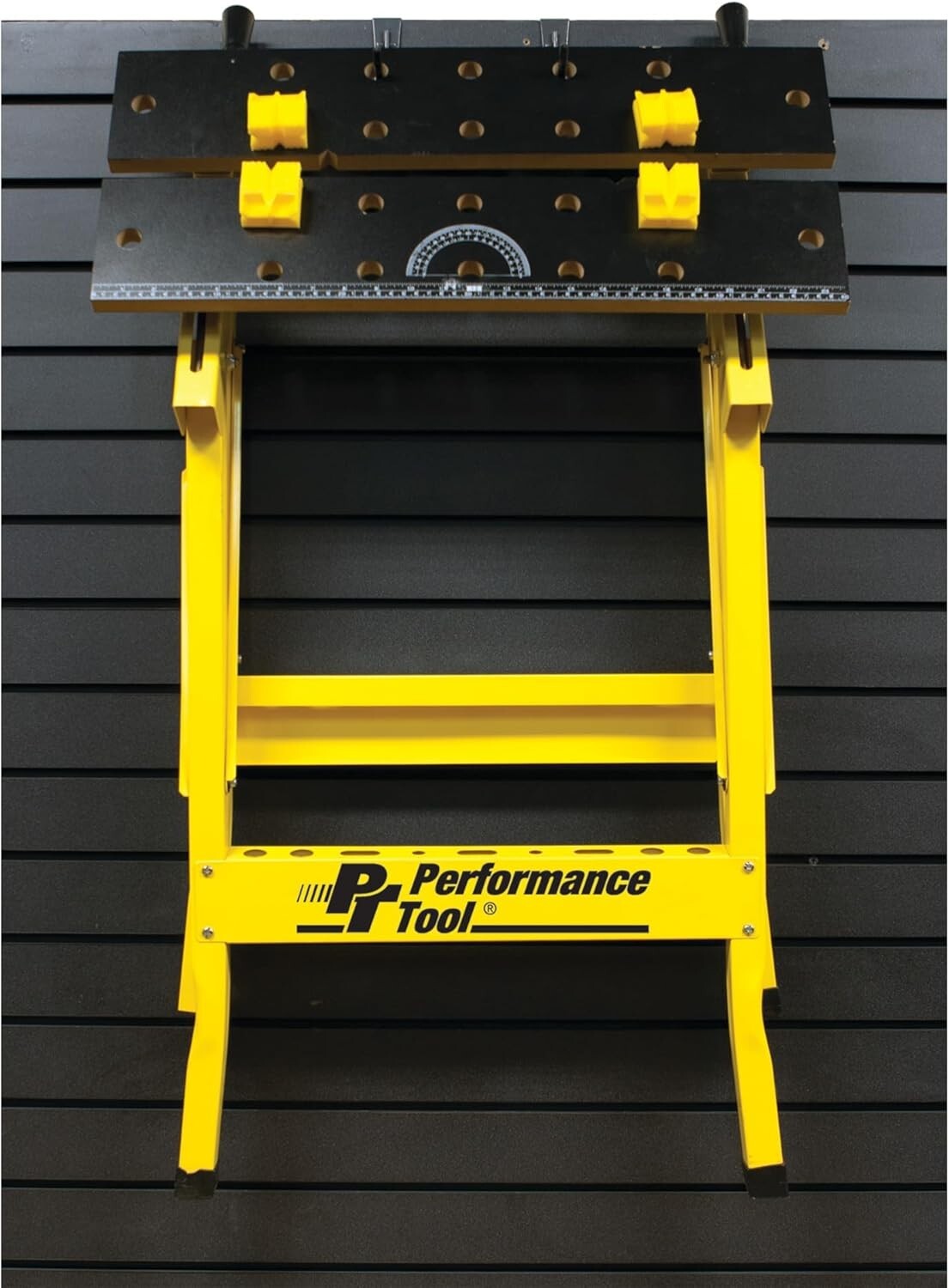 Compact Folding Workbench & Vise with Printed Tabletop for Precision Tasks