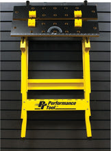 Load image into Gallery viewer, Compact Folding Workbench &amp; Vise with Printed Tabletop for Precision Tasks