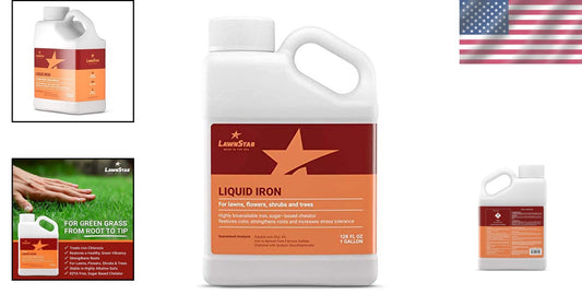 1 Gal Liquid Iron for Fast Plant Recovery & Vibrant Lawn - Multi-Purpose Use